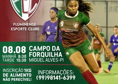Fluminense realiza peneira neste domingo em Miguel Alves