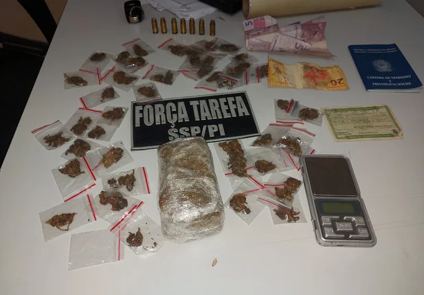 Força Tarefa desarticula ponto de venda de drogas em Teresina