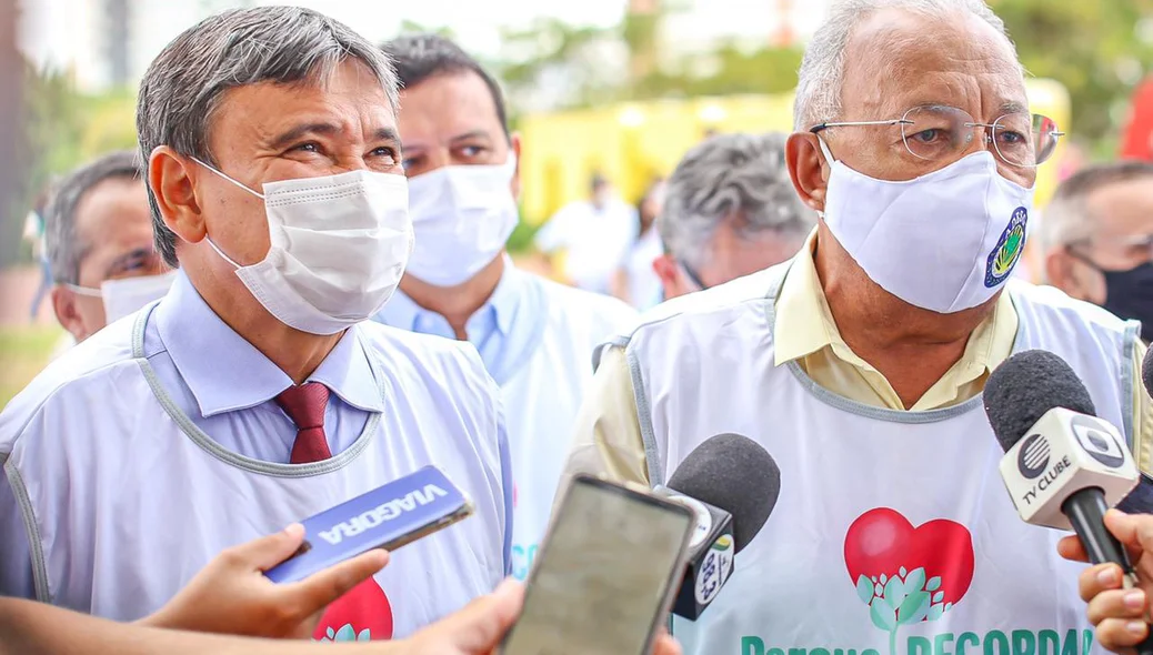 Governador Wellington Dias e Prefeito Dr. Pessoa
