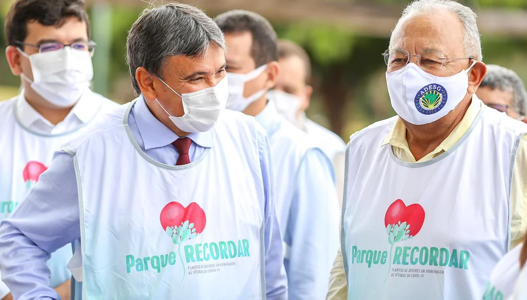 Governador Wellington Dias e Prefeito Dr. Pessoa