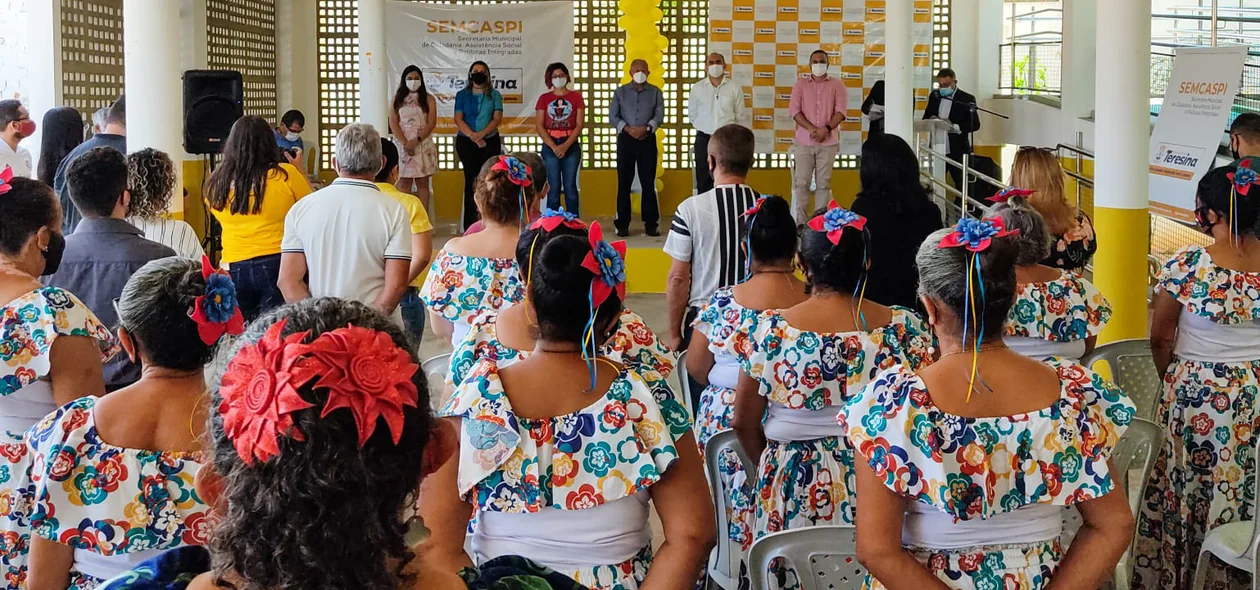 Inauguração da Creche do Idoso