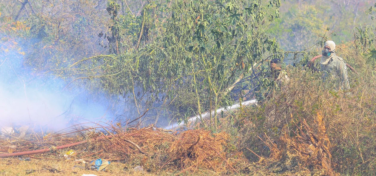 Incêndio no Loteamento Orgmar Monteiro