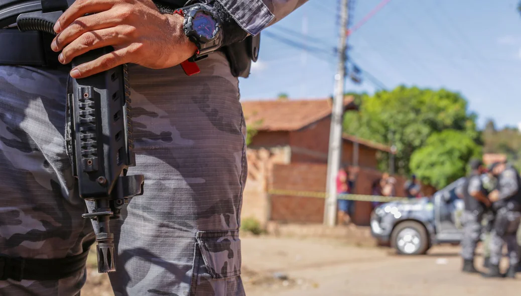 Local onde bandido entrou em confronto com a Polícia Militar e foi a óbito