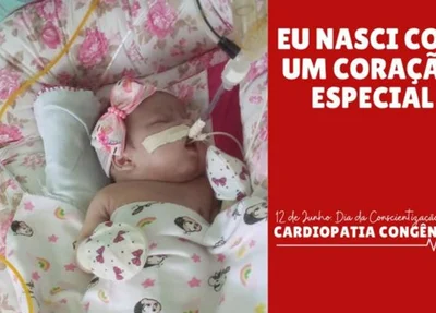 Maria Cleyane foi diagnosticada com cardiopatia congênita