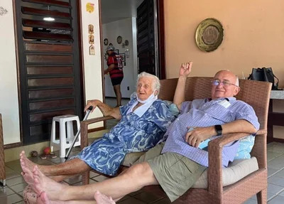 Maria de Lourdes e Júlio César