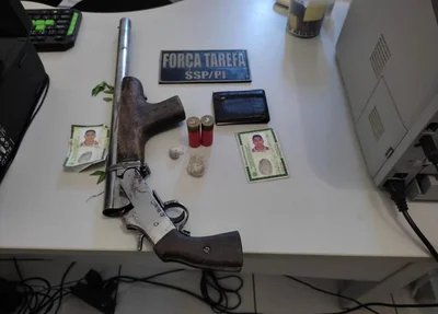 Material apreendido durante a Operação Médio Parnaíba Seguro