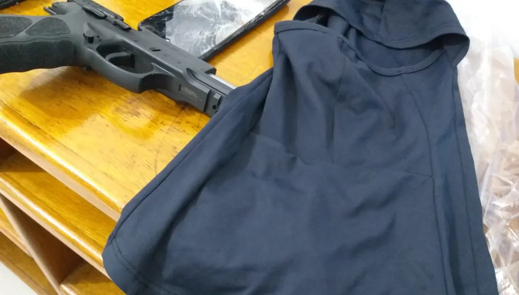 Material apreendido pela Polícia
