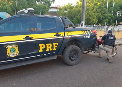 Moto recuperada pela PRF