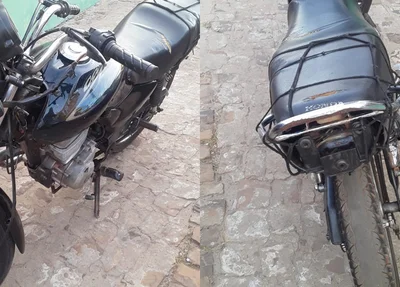 Motocicleta apreendida pela PM