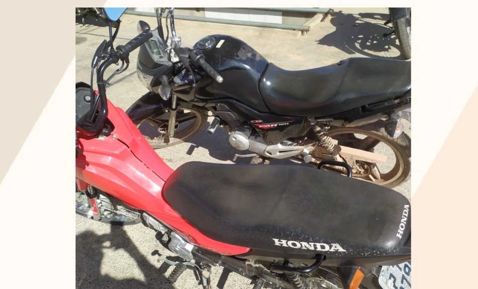 Motocicletas apreendidas