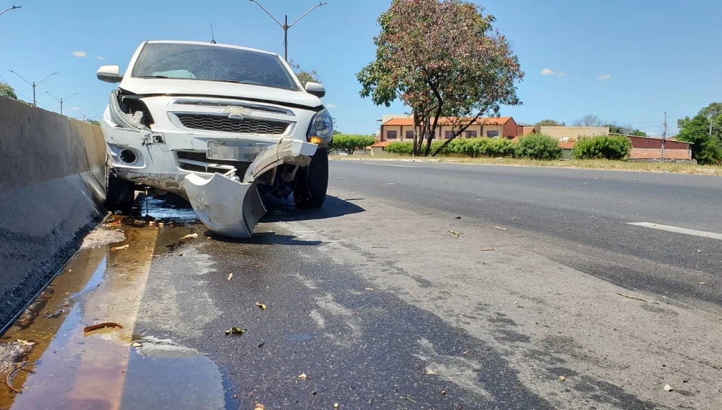 Motorista do veículo Cobalt não se feriu