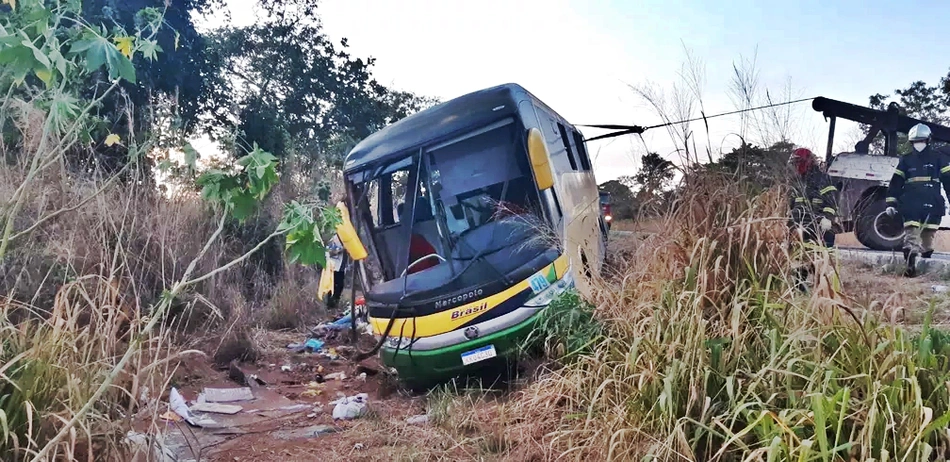 O acidente ocorreu na BR 070