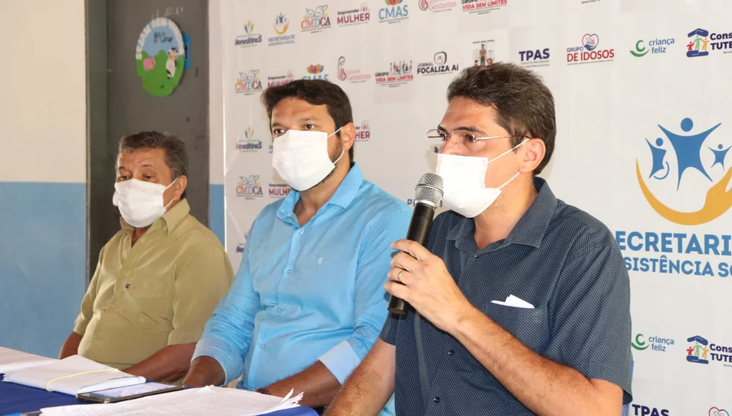 O evento aconteceu na manhã desta segunda