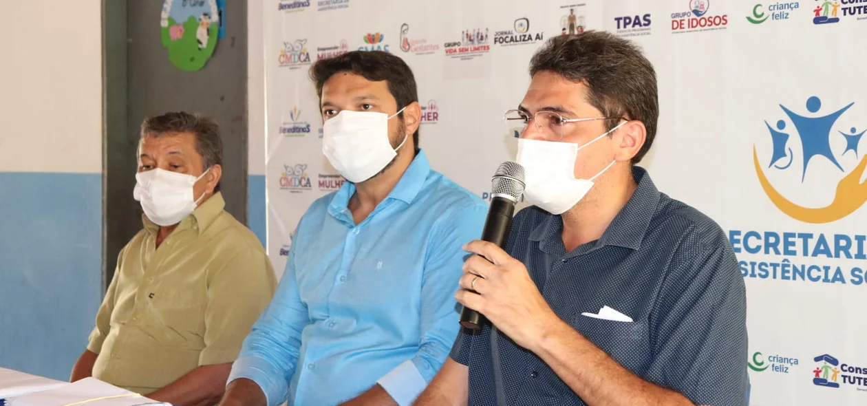 O evento aconteceu na manhã desta segunda