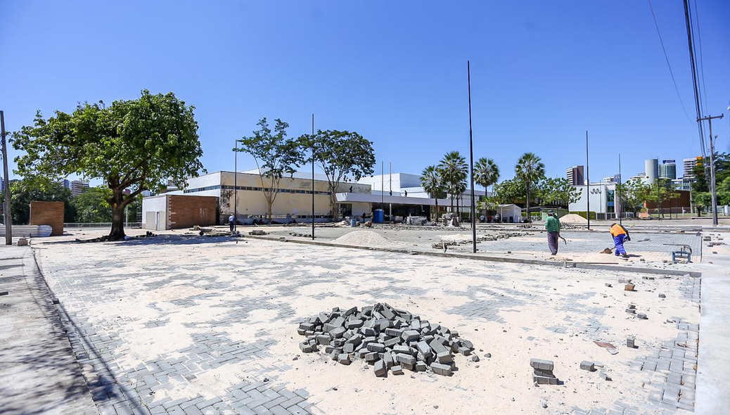 Obra do Centro de Convenções