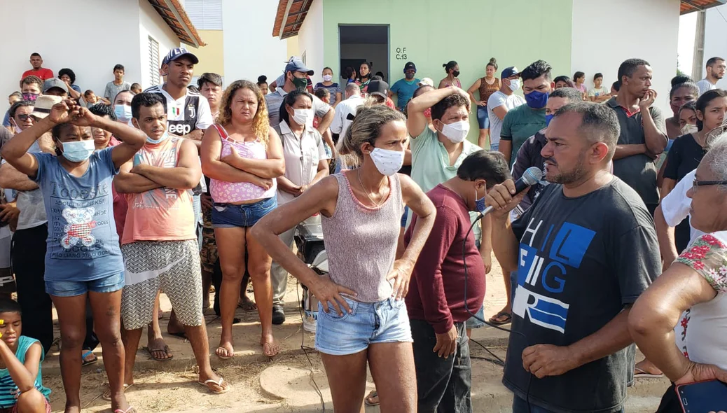 Ocupação no bairro Santa Maria