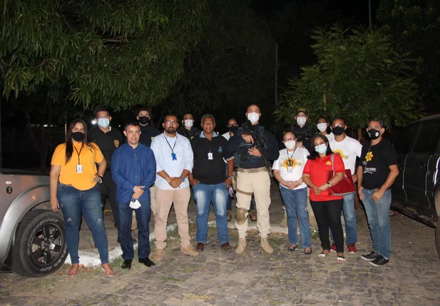 Órgãos se reuniram para participar das fiscalizações
