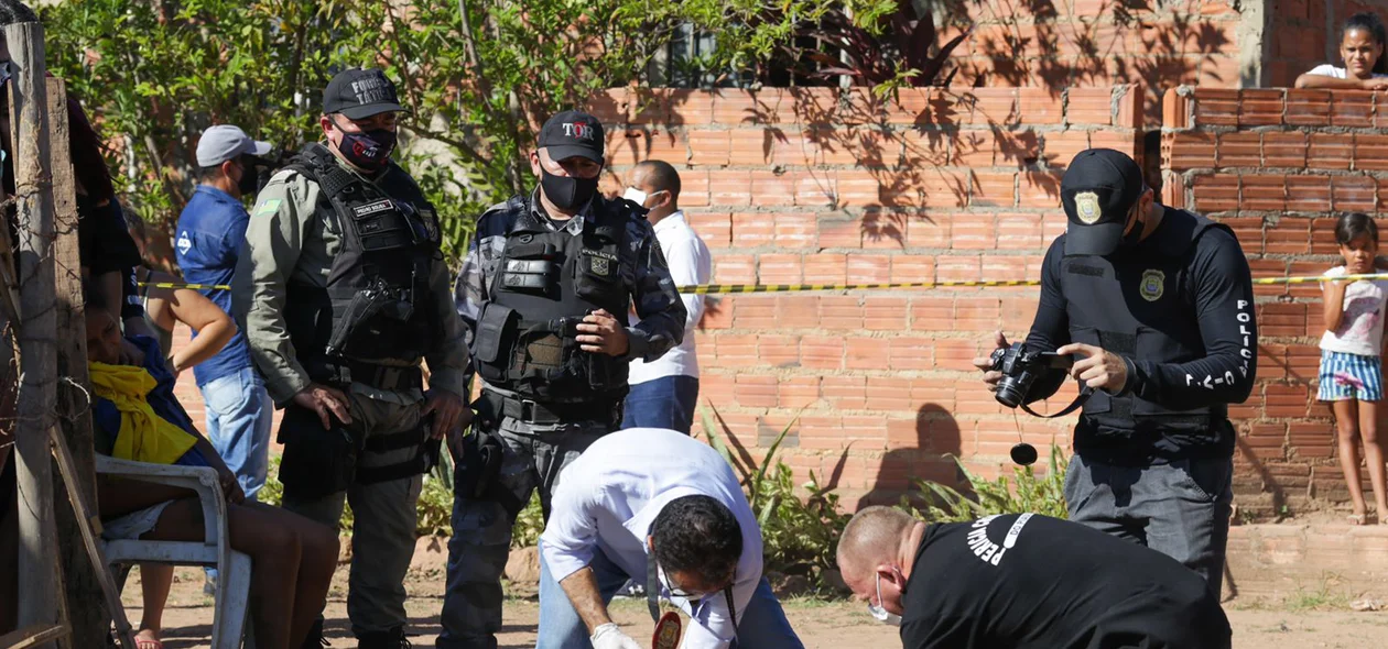 Perícia Criminal no local do crime
