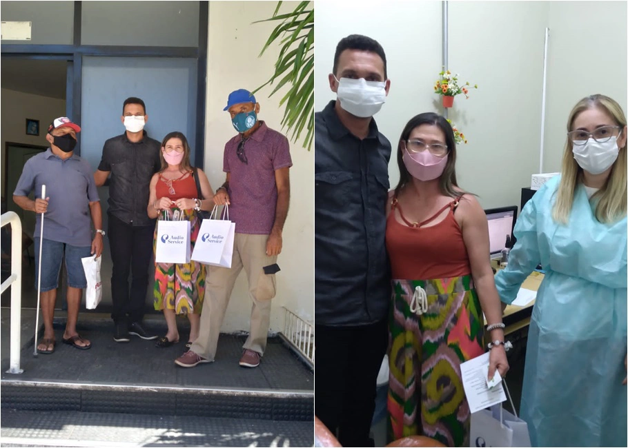 Prefeitura de Beneditinos entrega aparelhos auditivos a pacientes