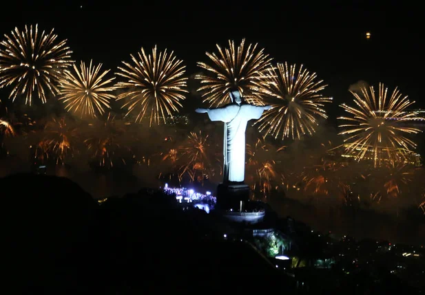 Queima de fogos no Rio de Janeiro