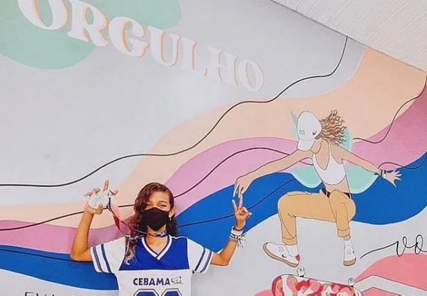 Rayssa Leal de volta às aulas