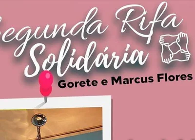 Rifa promovida pela repórter Gorete Santos