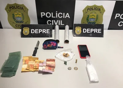 Substâncias apreendidas pela DEPRE
