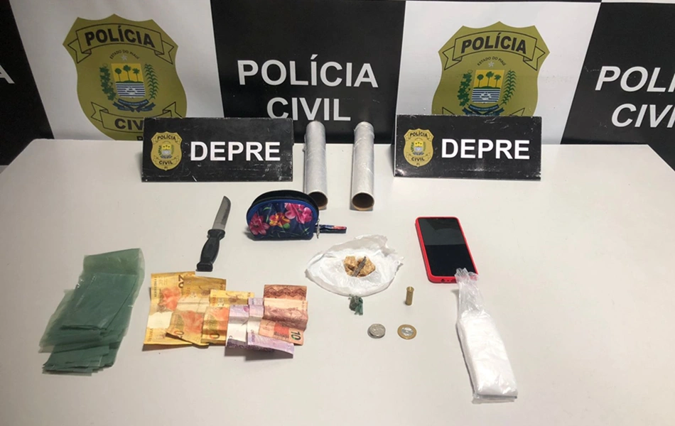 Substâncias apreendidas pela DEPRE