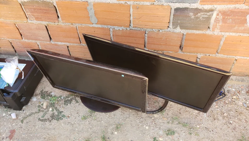 Televisores roubados em arrastão foram recuperados