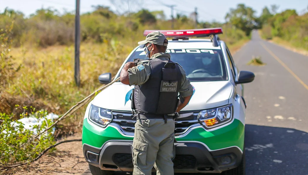 5º BPM fez o isolamento da área onde o corpo foi encontrado