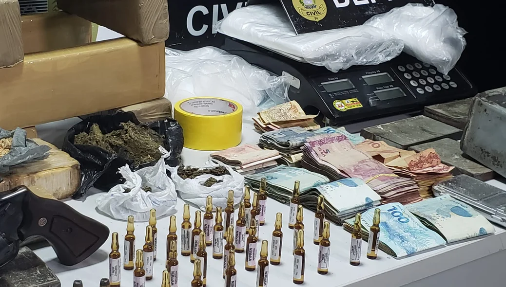 Ação policial resultou em uma grande apreensão