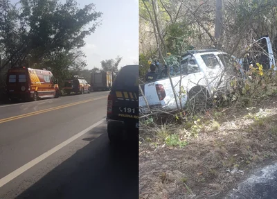 Acidente aconteceu por volta de 5h