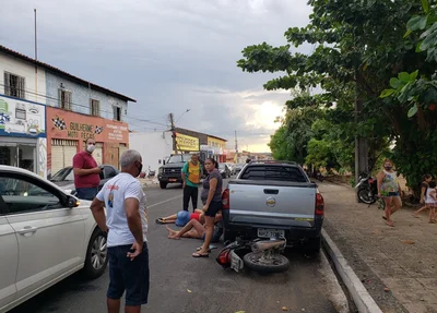 Acidente na Avenida Noé Mendes