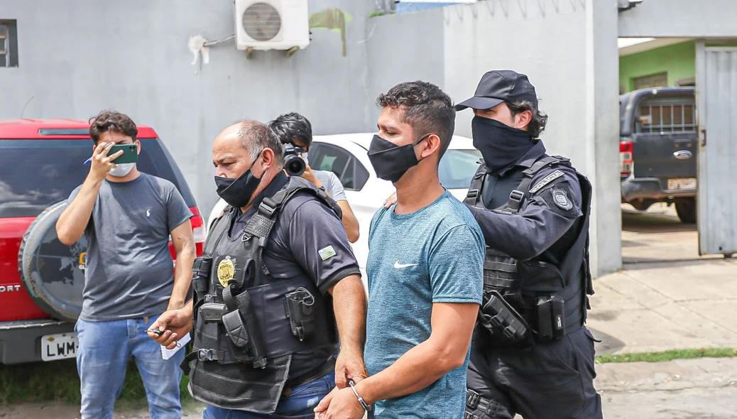 Acusado foi preso em casa