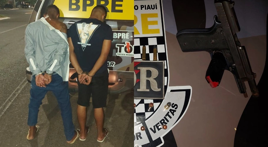 Acusados de assaltar o delegado e a arma