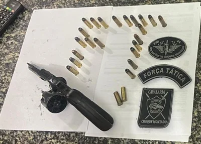 Arma apreendida em Valença do Piauí
