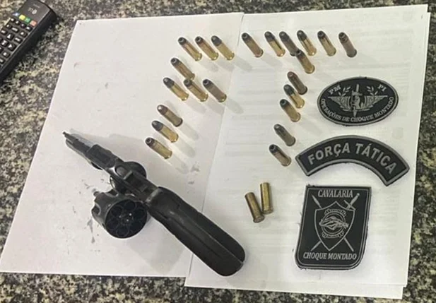Arma apreendida em Valença do Piauí
