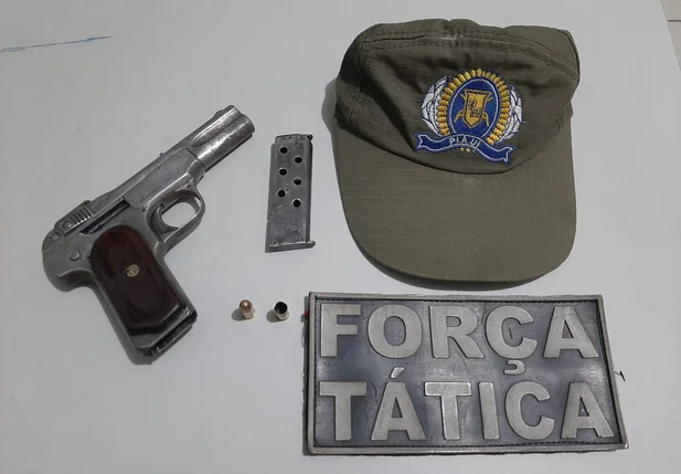 Arma utilizada no crime