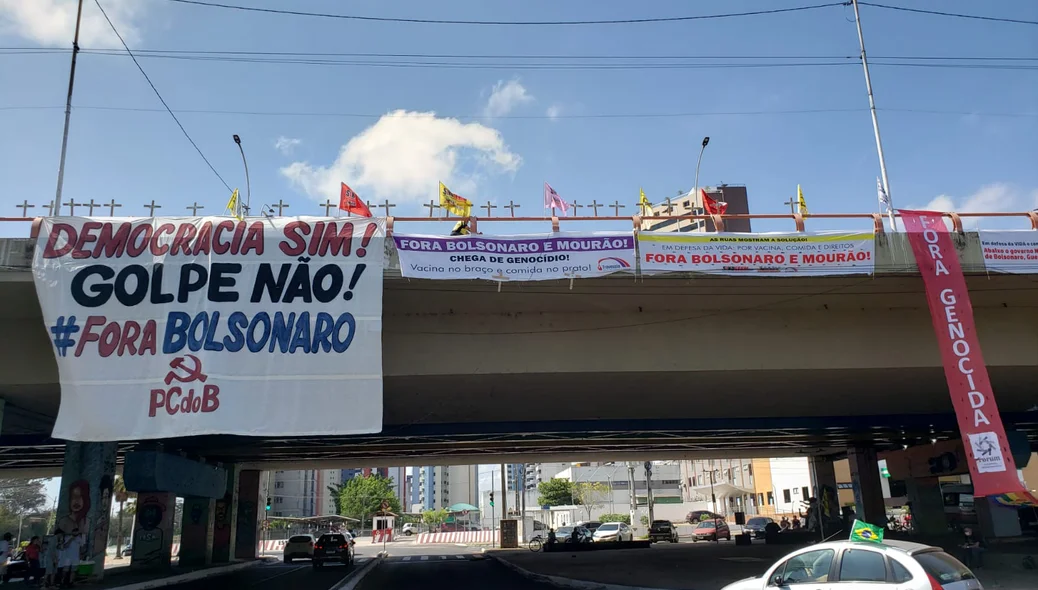Ato contra o presidente Jair Bolsonaro