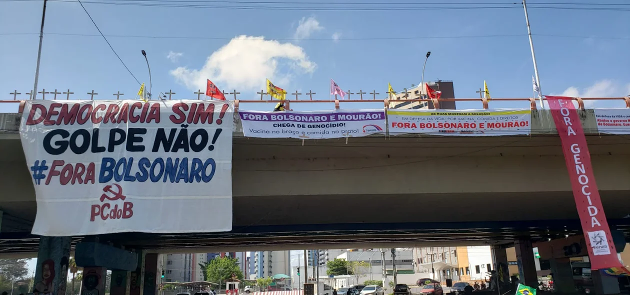 Ato contra o presidente Jair Bolsonaro