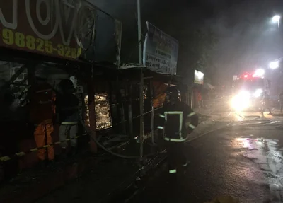 Atuação do Corpo de Bombeiros foi importante para o fogo não se alastrar