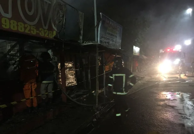Atuação do Corpo de Bombeiros foi importante para o fogo não se alastrar