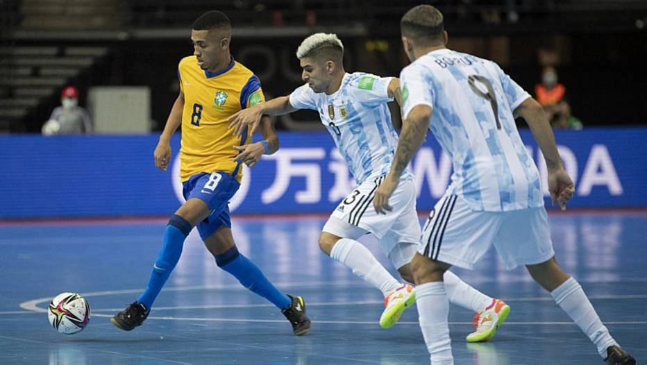 Brasil caiu diante da Argentina no Mundial de futsal