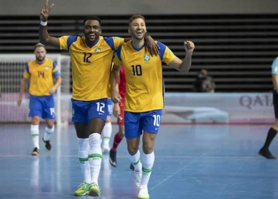 Brasil goleia Panamá na Copa do Mundo de Futsal