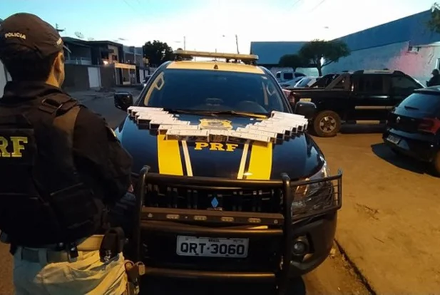 Carga de cigarros contrabandeados é apreendida em Parnaíba