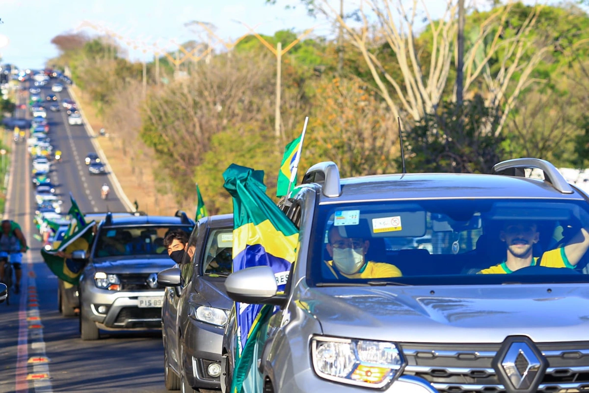 Carreata pró-Bolsonaro