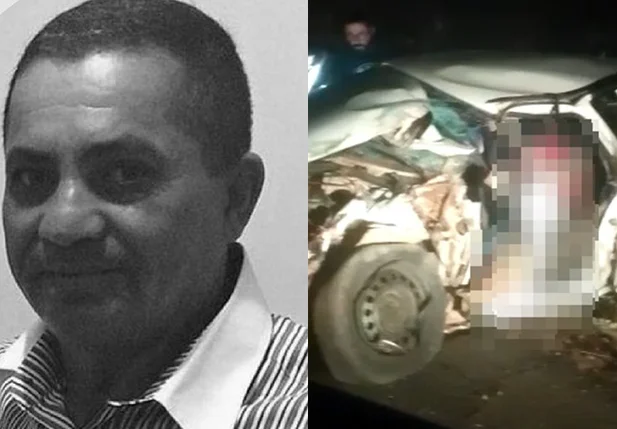 Colisão entre carro e caminhão deixa homem morto na PI 140 no Piauí