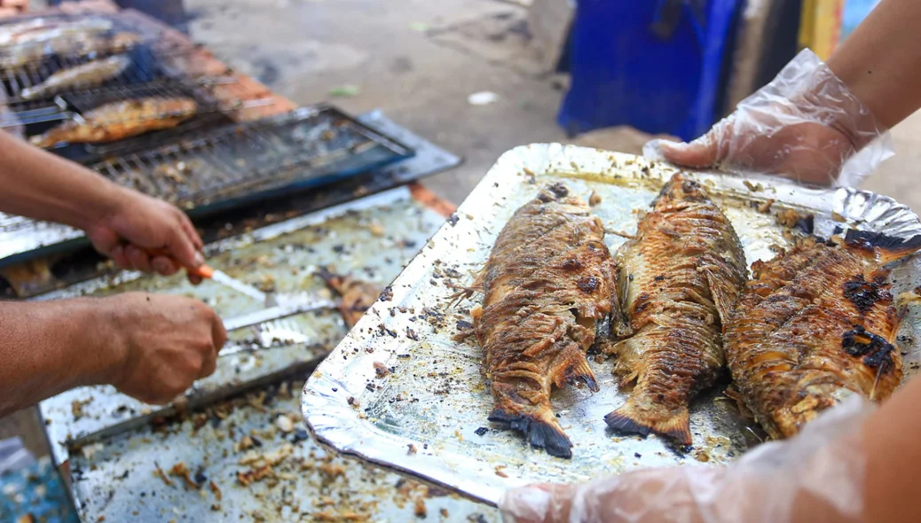 Degustação de peixe