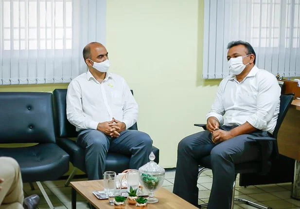 Deputado Fábio Abreu e o secretário Márcio Allan