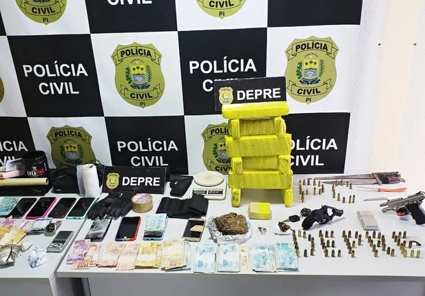 Drogas apreendidas